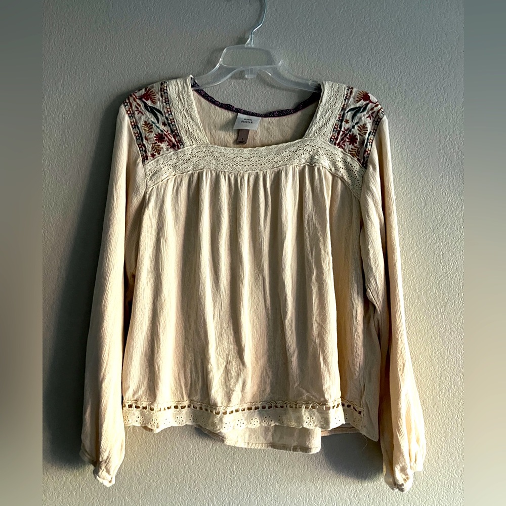 Knox Rose Bohemian Peasant Blouse